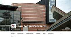Desktop Screenshot of collegeleroy.com